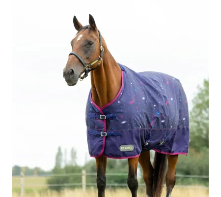 StormX Original Out of this World 100 Turnout Rug Navy/Magenta