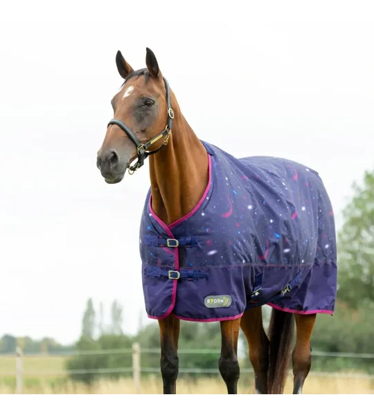 StormX Original Out of this World 100 Turnout Rug Navy/Magenta
