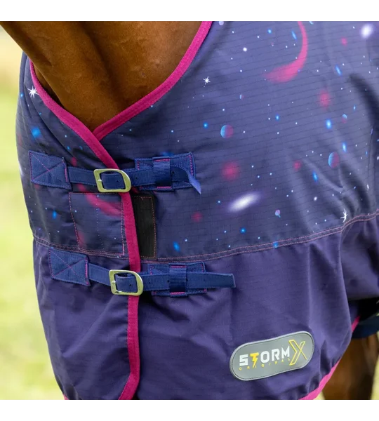 StormX Original Out of this World 100 Turnout Rug Navy/Magenta
