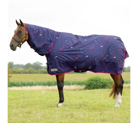 StormX Original Out of this World 200 Combi Turnout Rug Navy/Magenta