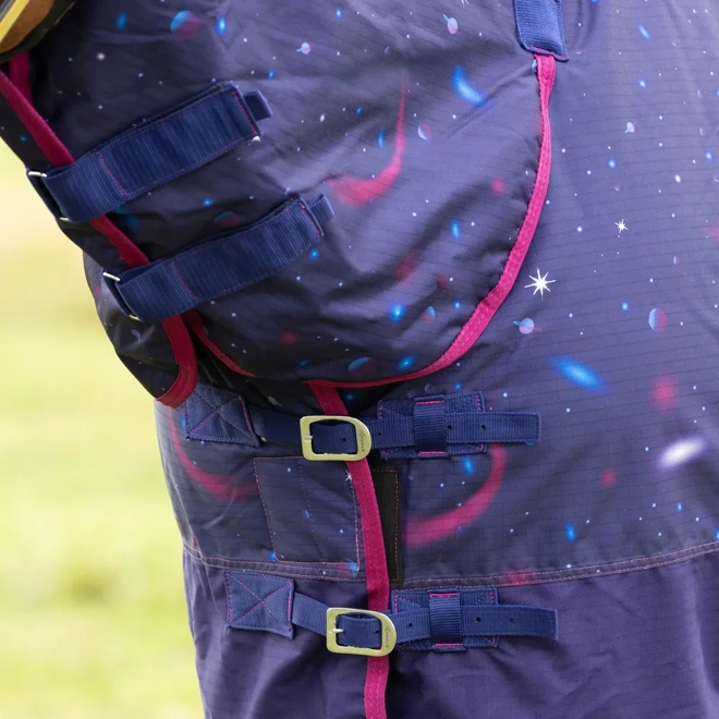 Additional Image for StormX Original Out of this World 200 Combi Turnout Rug   Navy/Magenta