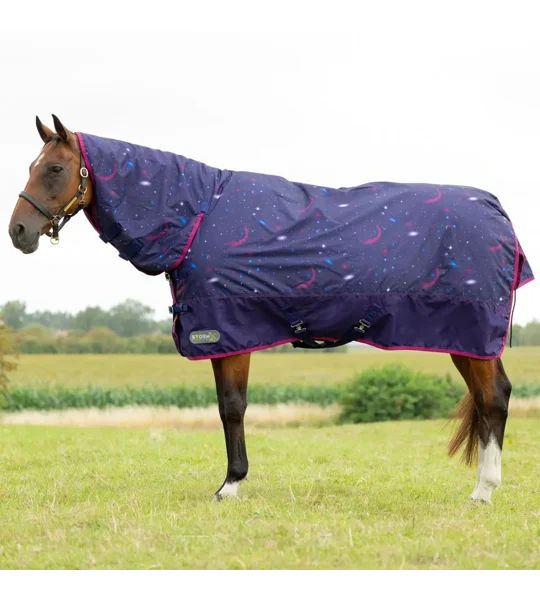StormX Original Out of this World 200 Combi Turnout Rug Navy/Magenta