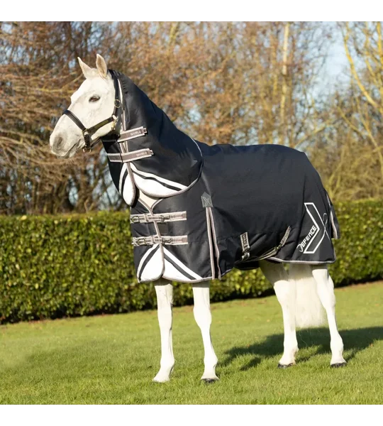 DefenceX Shield 50g Turnout Rug with Detachable Neck Navy