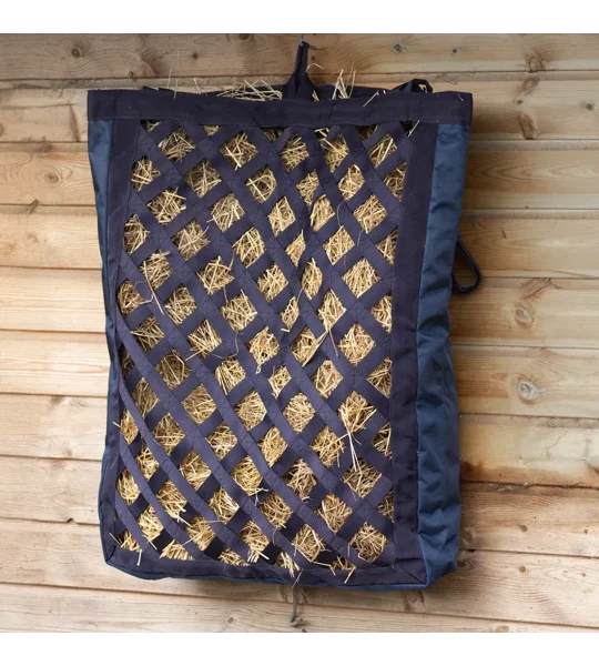 Slow Flow Diamond Hay Bag by Hy Equestrian - Navy