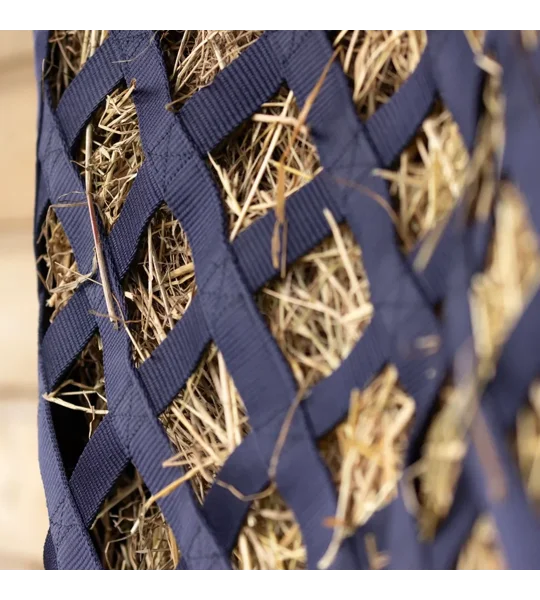 Slow Flow Diamond Hay Bag by Hy Equestrian - Navy