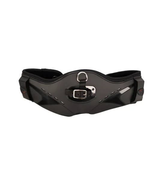 ProReaction Contoured TPU Vented Dressage Girth by Hy Equestrian Black