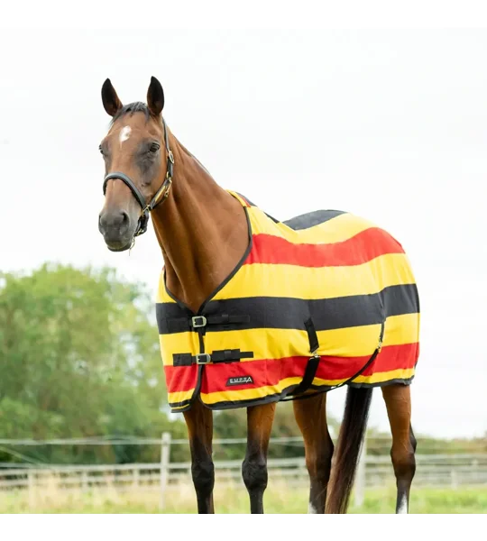 StormX Empra Newmarket Fleece Rug Yellow/Red/Black