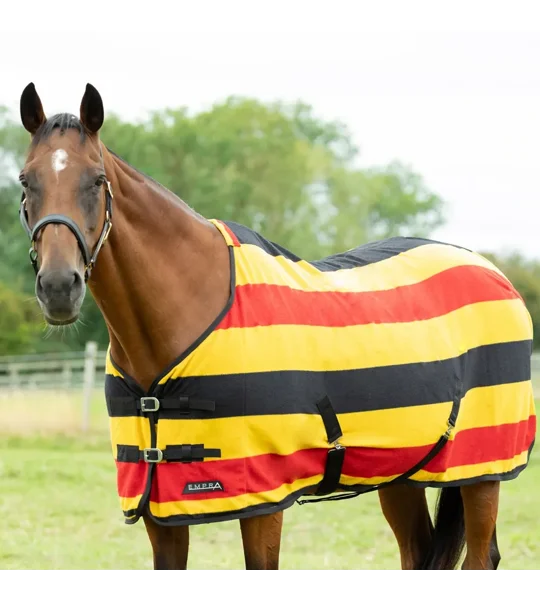 StormX Empra Newmarket Fleece Rug Yellow/Red/Black