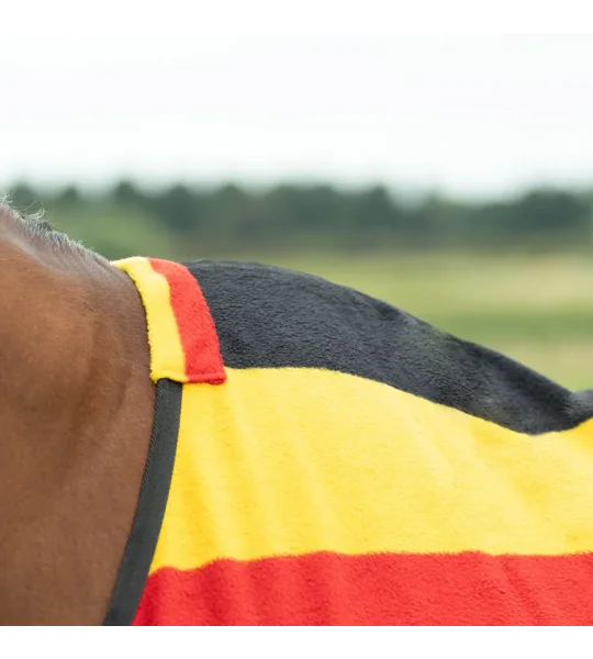 StormX Empra Newmarket Fleece Rug Yellow/Red/Black