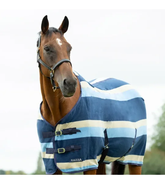 StormX Empra Newmarket Fleece Rug Navy/Blue/Beige