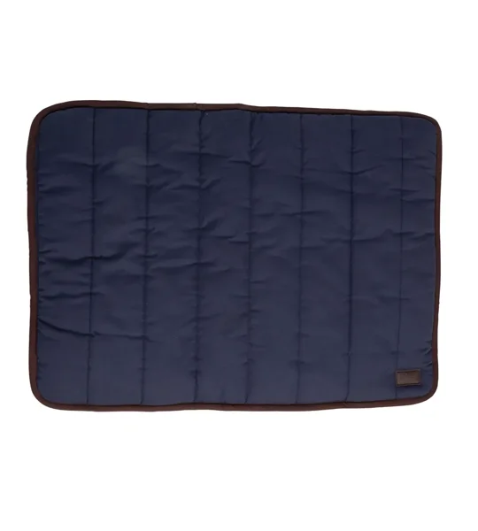 Benji & Flo Comfort Dog Bed Navy/Chocolate