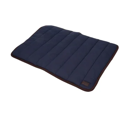 Benji & Flo Comfort Dog Bed Navy/Chocolate