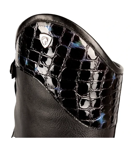 Hy Equestrian Aliano Riding Boots Black/Blue