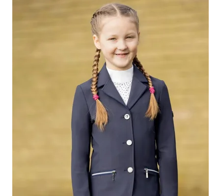 Hy Equestrian Children's Elevate Artemis Show Jacket Navy