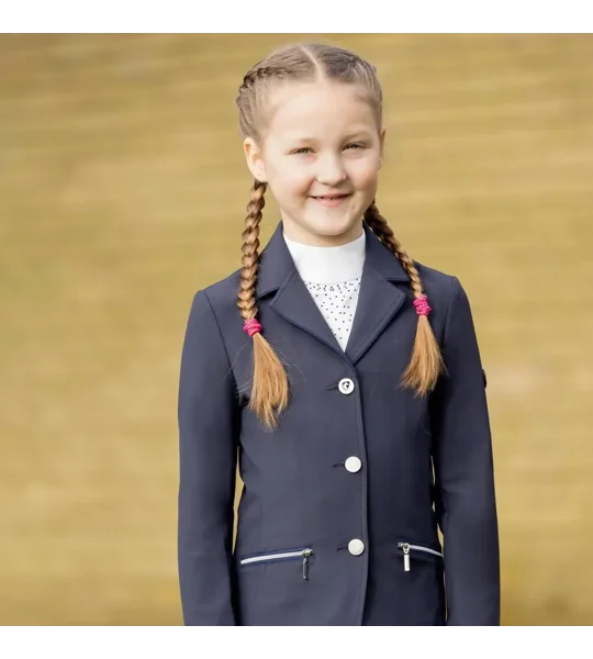 Hy Equestrian Children's Elevate Artemis Show Jacket Navy