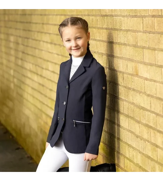 Hy Equestrian Children's Elevate Artemis Show Jacket Navy