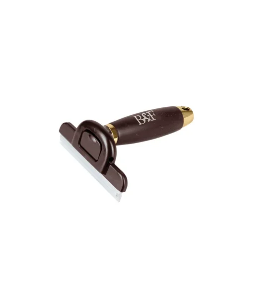 Benji & Flo Gel Handle Deshedding Tool One Size Brown/Gold