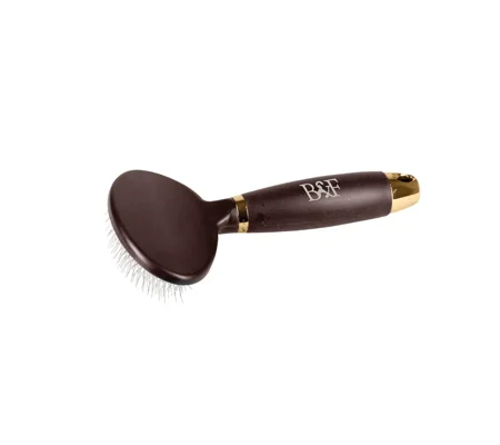 Benji & Flo Gel Handle Long Pin Oval Brush One Size Brown/Gold