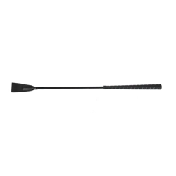 Hy Equestrian Rubber Handled Riding Whip 65cm Black