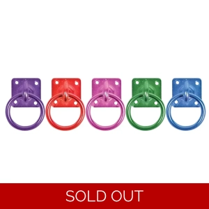 Perry Equestrian Swivel Tie Ring on Plate