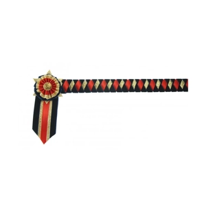ShowQuest Boston Brow Band   Navy/Red/Gold