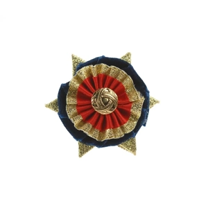 ShowQuest Boston/Ludlow Buttonhole -  Navy/Red/Gold