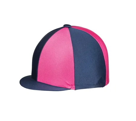 Hy Equestrian Two Tone Lycra Silks - Navy/Pink
