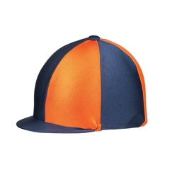 Hy Equestrian Two Tone Lycra Silks - Navy/Orange
