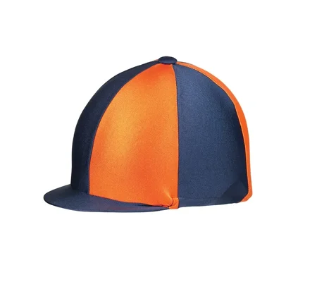 Hy Equestrian Two Tone Lycra Silks - Navy/Orange