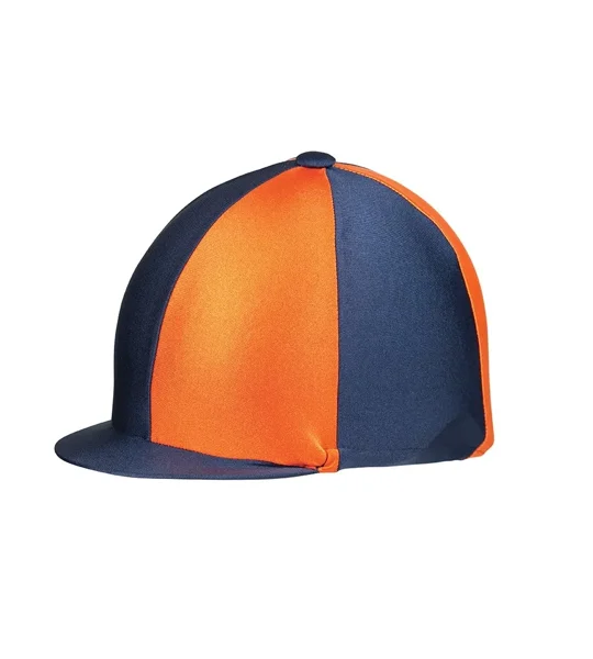 Hy Equestrian Two Tone Lycra Silks - Navy/Orange