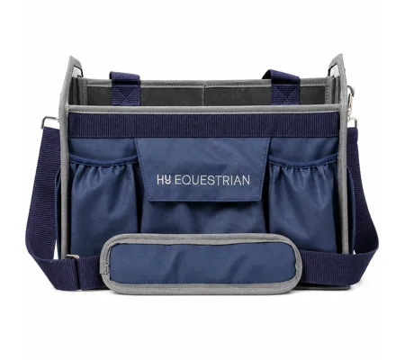 Hy Equestrian Accessories Grooming Bag - Navy/Grey