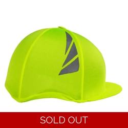 Reflector Hat Cover by Hy Equestrian One Size Yellow
