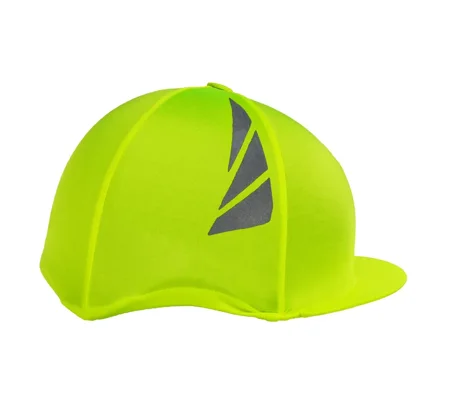 Reflector Hat Cover by Hy Equestrian One Size Yellow