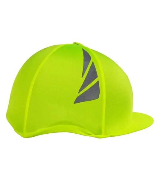 Reflector Hat Cover by Hy Equestrian One Size Yellow