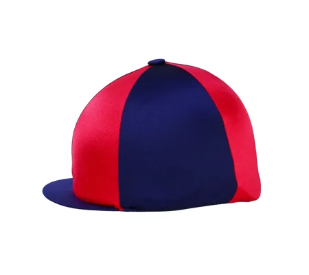 Hy Equestrian Two Tone Hat Cover One Size Navy/Red