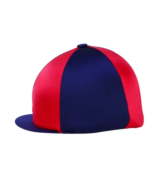 Hy Equestrian Two Tone Hat Cover One Size Navy/Red