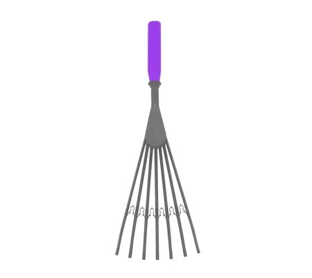 Big Tidee Plastic Rake - Purple