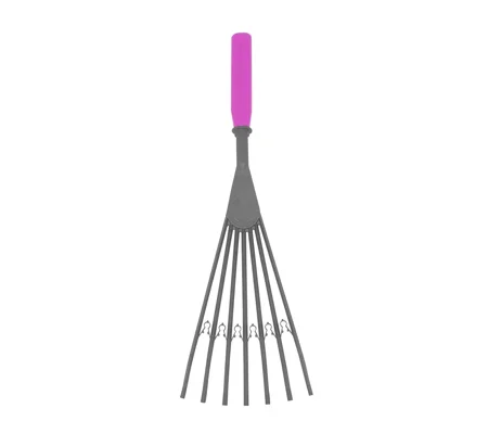 Big Tidee Plastic Rake - Pink