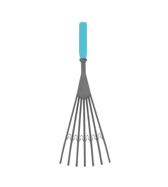 Big Tidee Plastic Rake - Sky Blue