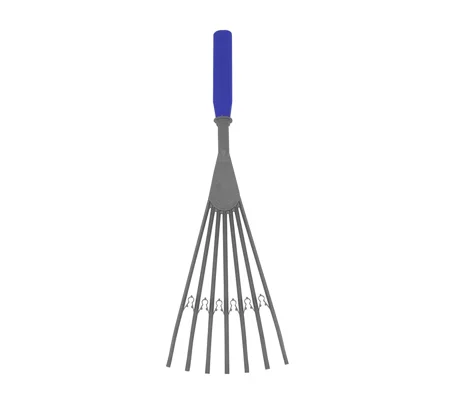 Big Tidee Plastic Rake - Blue