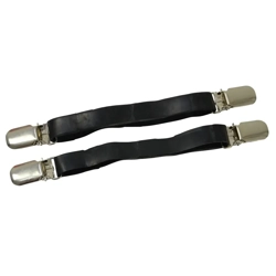 Hy Equestrian Rubber Jodhpur Clips Black