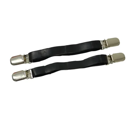 Hy Equestrian Rubber Jodhpur Clips Black