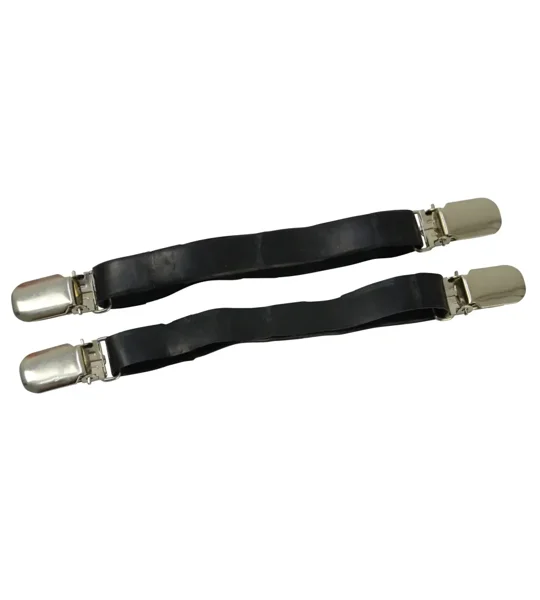 Hy Equestrian Rubber Jodhpur Clips Black
