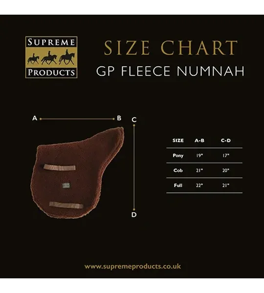 Supreme Products GP Numnah Black