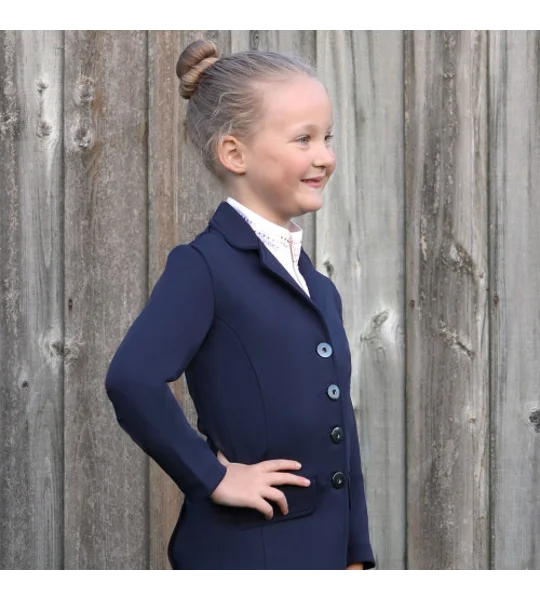 Hy Equestrian Children's Cotswold Competition Jacket - Navy