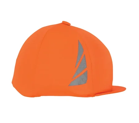 Reflector Hat Cover by Hy Equestrian One Size Orange