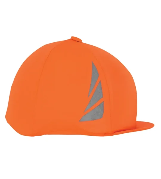 Reflector Hat Cover by Hy Equestrian One Size Orange