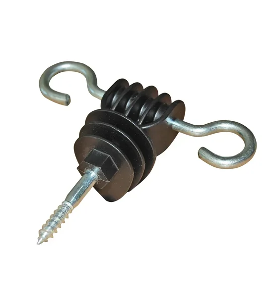 Agrifence Classic Gate Anchor screw-in wood post insulators in pack of 4 or 10