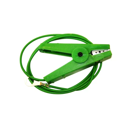 Agrifence Earth Lead on Green Croc Clip