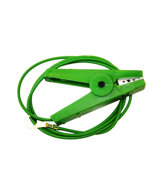 Agrifence Earth Lead on Green Croc Clip
